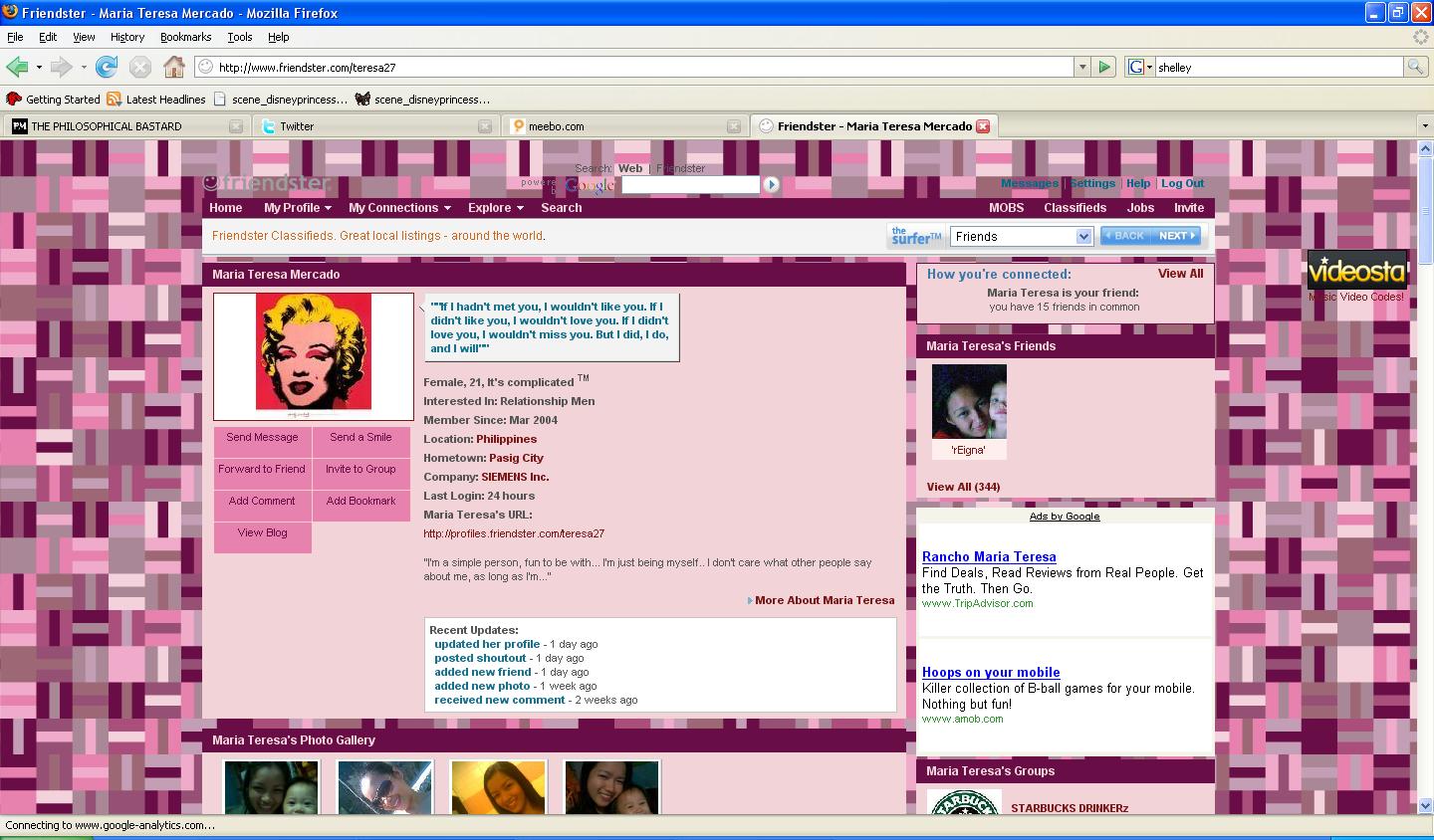 Friendster website old 8 throwback