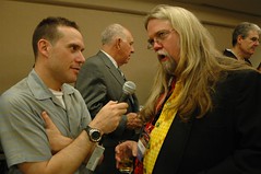 Jay being interviewed by Laurence Hewitt