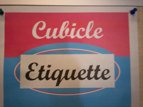 Cubicle Etiquette 