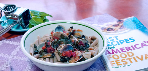 Clams with Wilted Greens
