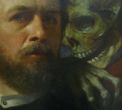 Böcklin, Self-Portrait with Death Playing the Fiddle, 1872