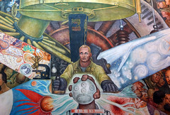 Rivera, Man Controller of the Universe (detail)