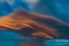 Gorgeous lenticular clouds north of Denver