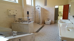 Treatment room inside the Fordyce Bathhouse