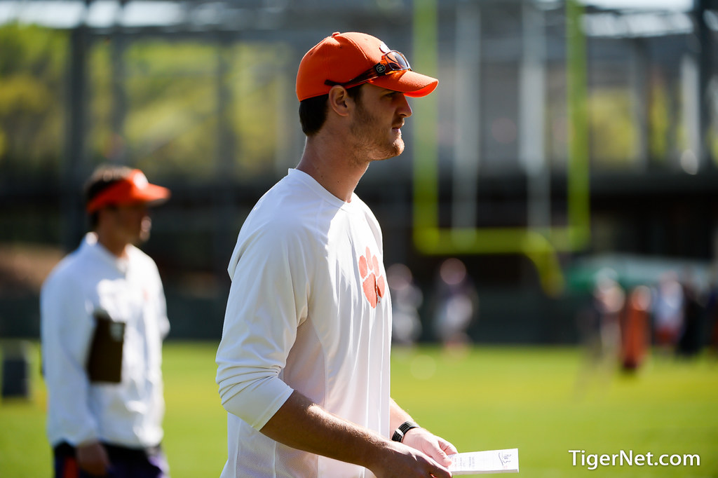 Clemson Football Photo of Stanton Seckinger and practice