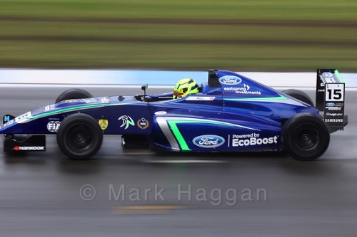 James Pull in British Formula Four during the BTCC Donington Weekend: 16th April 2016