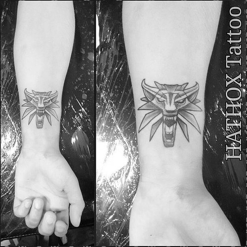 Tattoo do David...💀🎨 Obrigado a todos que olha meu trabalho... 👊 #witcher  #witcher3 #games #tattoogame #game #hathox #tattoodesign #illustration  #ilustracion #drawing #sketch #tattoo #tatuagem #tattooists #tattoos  #tattooart #tattooarti - a photo on ...