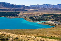 Lake Tekapo from the  Mount John