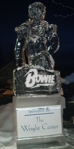 bowie ice sculpture 2