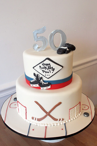 Hockey Birthday cake