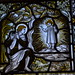 Digby (Lincs), St Thomas' church, Stained glass detail