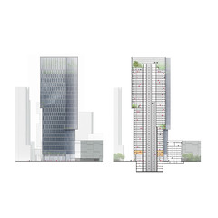 Проект небоскреба Kingdee Tower в Шэньчжэне от HENN