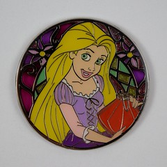 Tokyo Disney Resort Pin Princess Stained Glass Rapunzel Tangled
