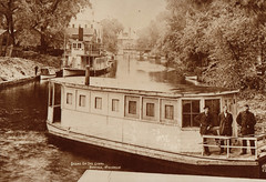 Canal, Boat in Foreground, Looking Toward Feedmill