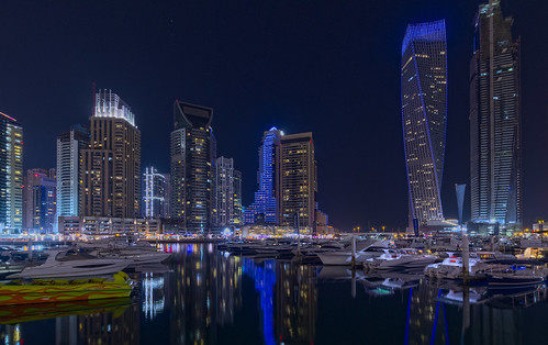 Dubai Marina @ night