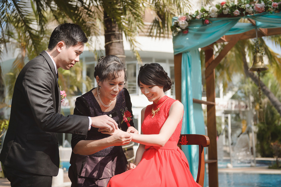 婚禮攝影-台南商務會館戶外證婚儀式-034