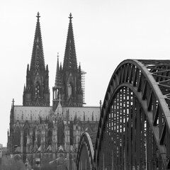 Hohenzollernbrücke Köln und Dom