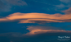 Gorgeous lenticular clouds north of Denver