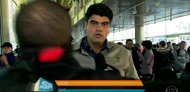 Homem invade link da Globo e grita que emissora "apoiou a ditadura"