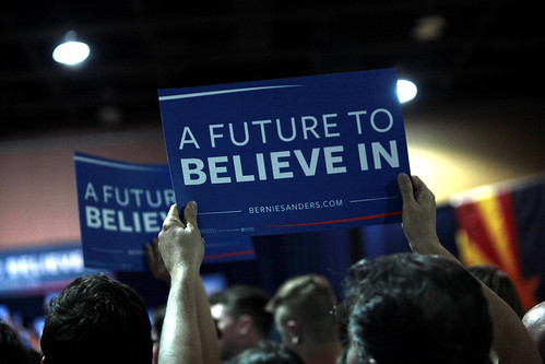 Bernie Sanders supporters by Gage Skidmore, on Flickr