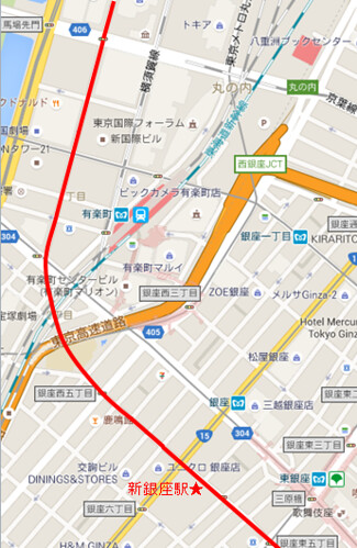 とりあえず、東京駅近辺以外の経路私案も連...