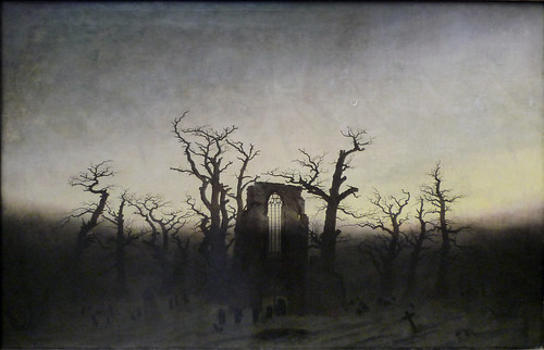 Friedrich, Abbey among Oak Trees