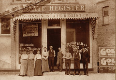 Wiscnsin State Register Office Exterior & Staff