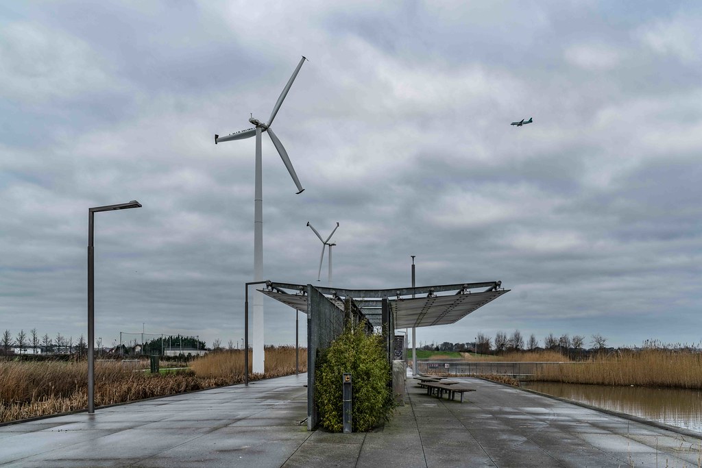 Wind Powered Public Park In Clongriffin Dublin [Father Collins Park]-110944