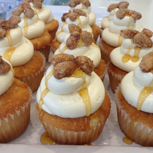 Honey Almond Cupcakes