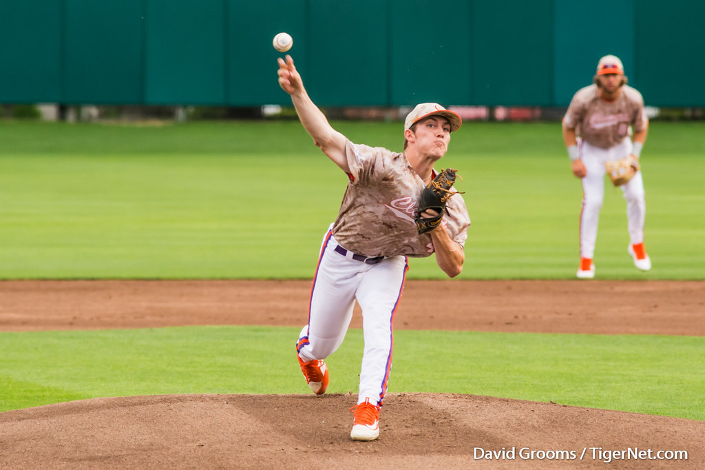 Clemson Baseball Photo of Ryley Gilliam