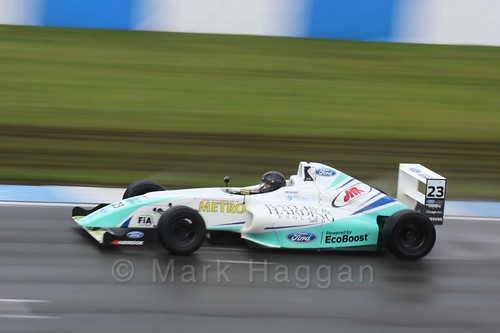 Billy Monger in British Formula Four during the BTCC Donington Weekend: 16th April 2016