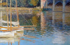 Monet, The Argenteuil Bridge (detail), 1874