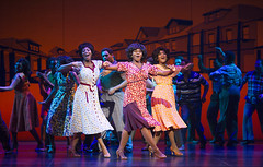 'Motown' Musical performed at the Shaftsbury Theatre, London, UK