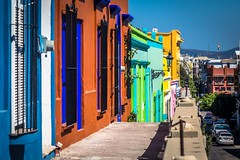 Once again the beautiful coloured homes of Latin America; Mazatlan, Mexico.