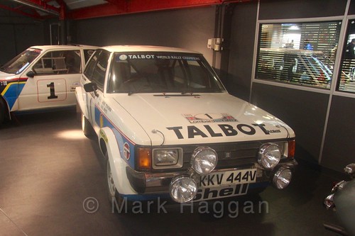 A Talbot rally car at Coventry Transport Museum