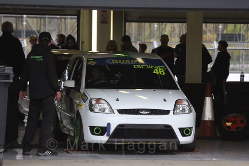 Jamie Going in the BRSCC Fiesta Championship at Silverstone, April 2016