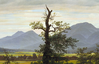 Friedrich, Solitary Tree (or Lone Tree), 1822