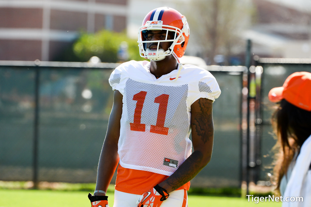 Clemson Football Photo of Shadell Bell and practice