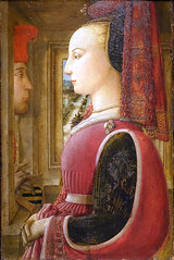 Lippi, Portrait of a Man and Woman at a Casement (detail), c. 1440