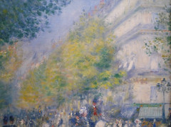 Renoir, The Grands Boulevards (detail), 1875