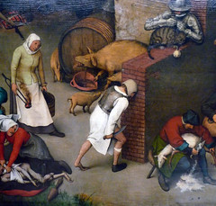 Bruegel the Elder, The Dutch Proverbs (detal)