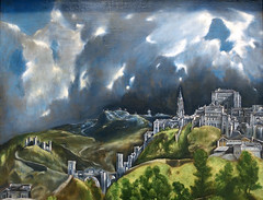 El Greco, View of Toledo (detail)