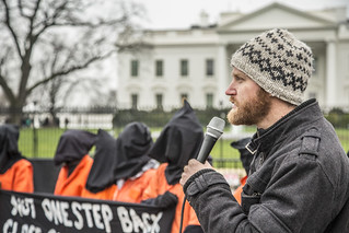 Witness Against Torture Activist Chris Spicer Speaks at the White House