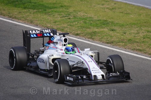 Felipe Massa's Williams in Formula One Winter Testing 2016