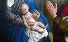Van der Goes, The Adoration of the Kings (Monforte Altar), Detail with Christ Child