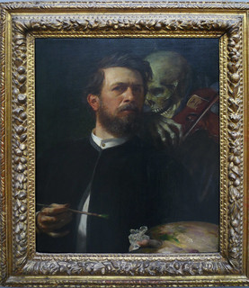 Böcklin, Self-Portrait with Death Playing the Fiddle, 1872