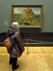 Bruegel, The Tower of Babel with viewer