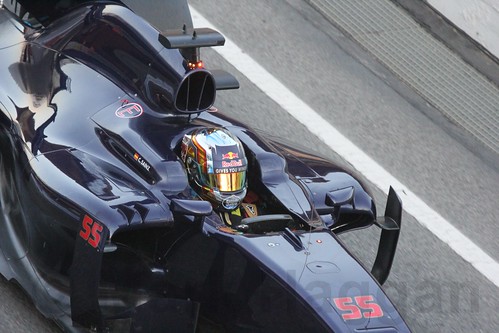 Carlos Sainz Jr in Formula One Winter Testing 2016