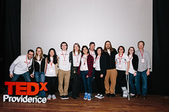 Volunteers at TEDx Providence