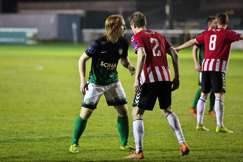 Bray Wanderers v Derry City<br/>© <a href="https://flickr.com/people/95412871@N00" target="_blank" rel="nofollow">95412871@N00</a> (<a href="https://flickr.com/photo.gne?id=25172109593" target="_blank" rel="nofollow">Flickr</a>)